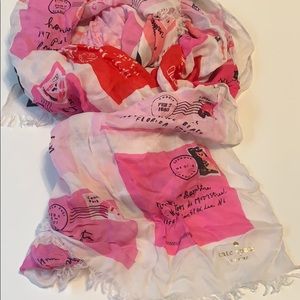 Kate spade letter scarf